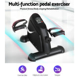 Everfit Pedal Exerciser Mini Exercise Bike Cross Trainer Black