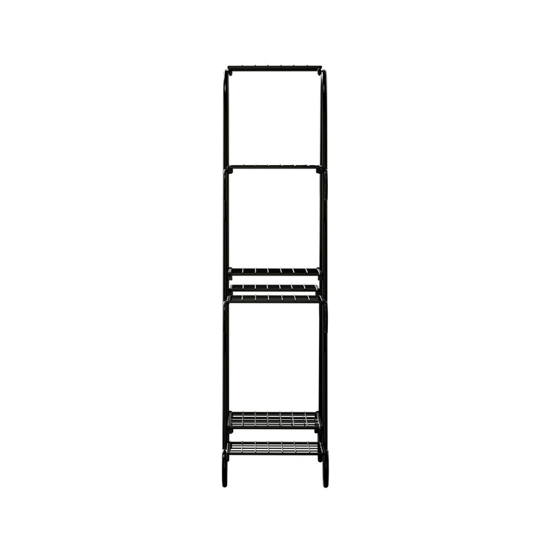 Artiss Plant Stand 9 Tier Metal Flower Pot Shelf Black